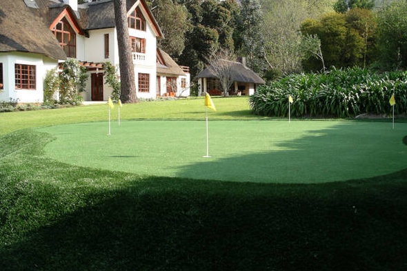 Albuquerque backyard putting green